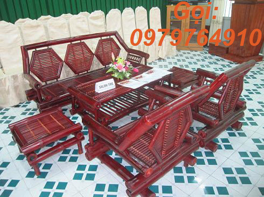 Bàn ghế tre BV22